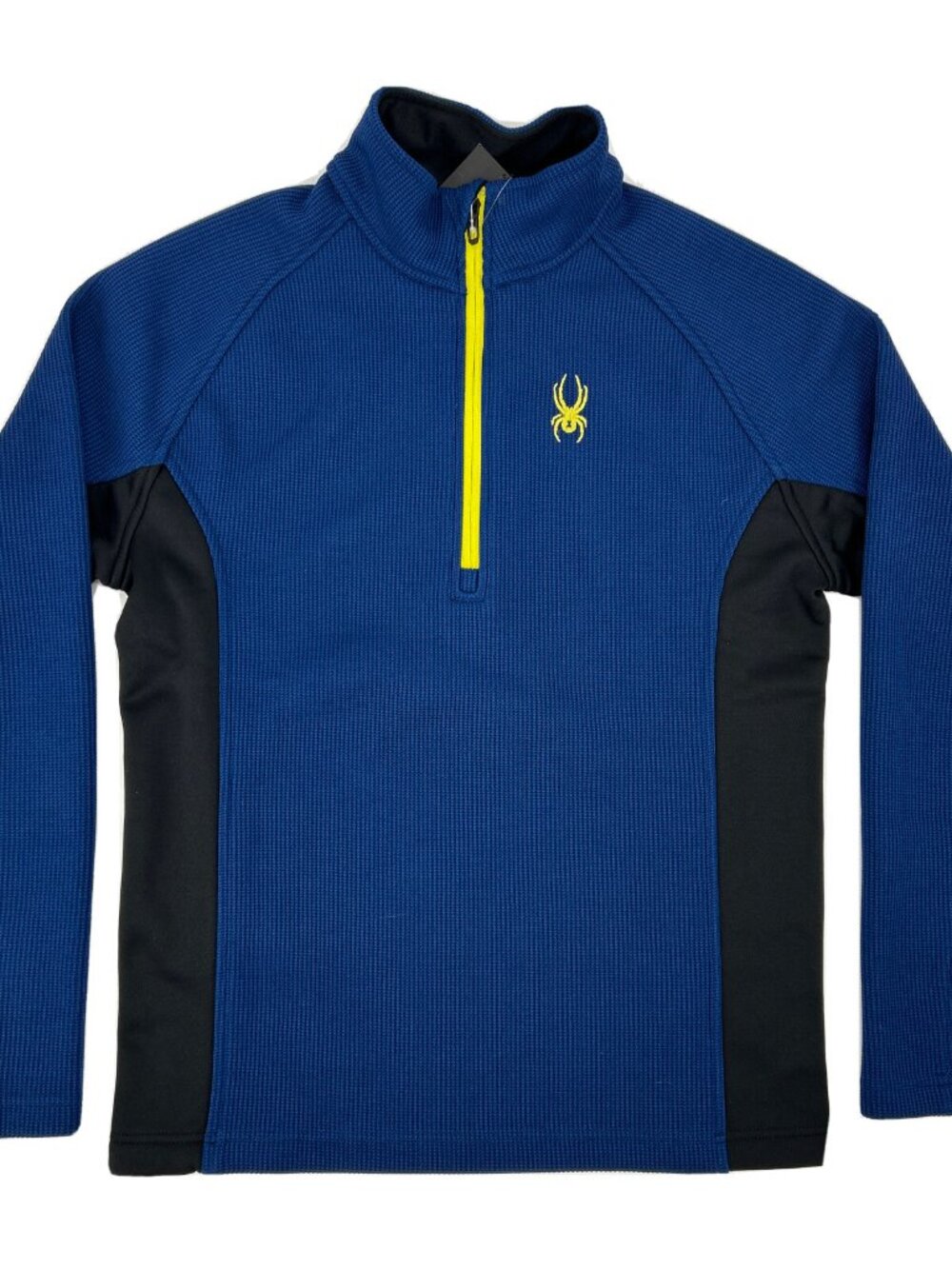Spyder Outbound Mens Half Zip Thermal Lined Pullover Fleece Sweater Blue M